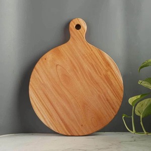 Planche à découper en bois naturel, forme rectangulaire, épaisseur 1,5 cm, écologique, passe au lave-vaisselle - Product Image 4