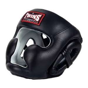 Protector de Cabeza de Boxeo Twins Personalizable de Alta Calidad, con Cordones de Cuero, Acolchado Grueso de 4 Capas, Agarres para las Manos, Diseño Transpirable - Marca Twins - Product Image 2