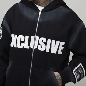 Sudaderas con Capucha de Felpa Francesa Personalizadas de Alta Calidad para Hombre, Sudaderas con Capucha Extra Grandes de Estilo Urbano para Fábrica - Product Image 4