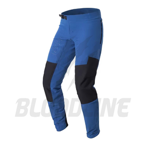 Men Stonewashed Denim Jeans With Padded Knees And <b>Thighs</b> For Motorcycle Wear - Product Image 2