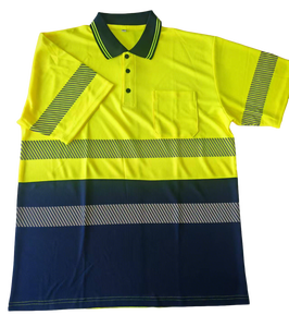 Camiseta Polo de Seguridad de Poliéster con Diseño Personalizado, Camiseta Polo de Seguridad Reflectante Personalizada, Camiseta de Seguridad de Manga Corta de Alta Visibilidad para Verano - Product Image 1