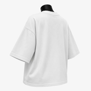 Women's <b>White</b> Solid Crew Neck Short Sleeve Regular Fit 100% Cotton Jersey Casual Breathable 200g <b>Crop</b> <b>Top</b> Spring Summer Style - Product Image 5