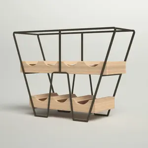 Soporte de Metal Hecho a Mano para Botellas de Vino, Exhibidor Premium para Restaurantes, Soporte de Lujo para Botellas - Product Image 4