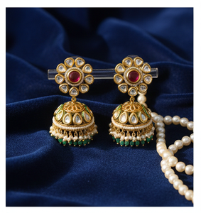 Pendientes Tradicionales para Boda con Detalles Intrincados Hechos a Mano para un Look Elegante, para el Mercado Global de Compradores Mayoristas de Fábrica - Product Image 2