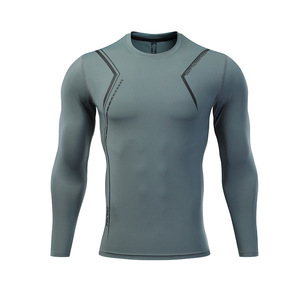Chemises de compression personnalisées pour hommes, chemises de sport à manches longues à séchage rapide pour hommes, chemises de compression - Product Image 2