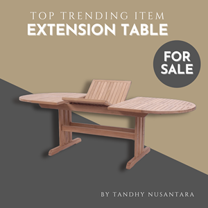 PROMO Table d'extension pliable en teck massif, design moderne, écologique, de haute qualité, durable, facile à transporter, pour jardin extérieur - Product Image 4