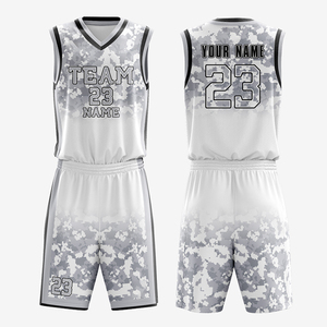Maillots de basket-ball athlétiques en mesh réversibles personnalisés pour hommes, uniformes d'équipe par sublimation pour le sport - Product Image 5