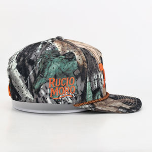 Gorra de 5 Paneles de Terciopelo con Estampado de Camuflaje RealTree, Gorra Deportiva Económica de Algodón con Cierre a Presión para Caza y Senderismo - Product Image 4