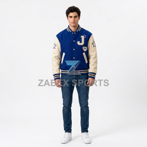 Chaqueta Varsity Casual Cálida para Hombre, Reversible, Ropa de Invierno para Uso Diario, Chaqueta Universitaria Urbana Resistente al Viento Personalizada para Hombre, Premium - Product Image 3