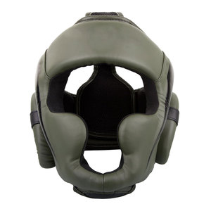 Protector de Cabeza de Cuero de Alta Calidad para Kickboxing, Diseño Duradero, Ajuste Seguro, Ligero y Transpirable para Entrenamiento y Prácticas - Product Image 1