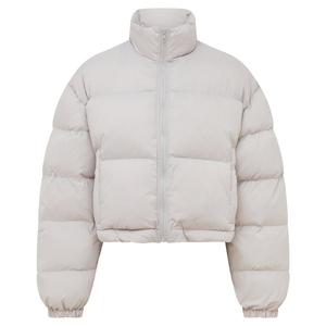 Chaqueta Corta de Invierno para Mujer con Logotipo Personalizado, Estilo Burbuja, Impermeable, Reversible, Gruesa, Acolchada, Informal y Cálida para Damas - Product Image 2