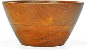 ชามไม้สักธรรมชาติทรงวงรี ทำด้วยมือ ถาดใส่ผลไม้ ขนม ของว่าง สไตล์เรียบง่าย สำหรับตกแต่งบ้านและห้องครัว - Product Image 5