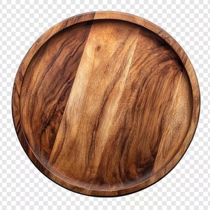 Bandeja de Madera Artesanal Estilo Orgánico, Tabla de Servir Premium para Presentación en Mesa, Cocina, Comedor, Decoración y Regalos - Product Image 1