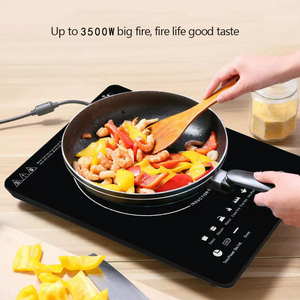 Cocina de Inducción Eléctrica Inteligente de 3500W, Un Solo Quemador, Control Táctil, Portátil, Calentamiento Rápido, Superficie de Vidrio Negro, Uso Doméstico - Product Image 3