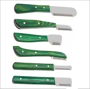 Nouvel arrivage : Kit de toilettage pour animaux de compagnie en acier inoxydable avec outils en bois, garantie à vie, conçu pour un démêlage du pelage sans effort - Product Image 5