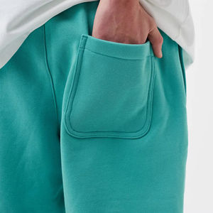 Shorts de jogging pour homme grande taille, impression personnalisée, taille élastique confortable, séchage rapide, tissu French Terry 100% coton - Product Image 4