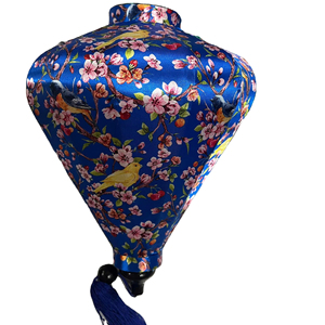 โคมไฟไม้ไผ่ โคมผ้าไหมเวียดนาม โคมไฟทำมือ โคมแขวนสำหรับตกแต่งภายในและภายนอกบ้าน งานเทศกาล งานอีเว้นท์ - Product Image 1