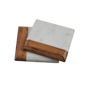 Nouveau dessous-de-verre en bois design 2026 pour boissons, sous-verres absorbants Mandala avec base en liège pour accessoire de table - Product Image 6
