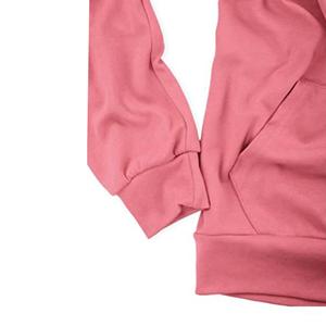 Sudadera con Capucha para Hombre, Color Rosa, Diseño Personalizado OEM, Mangas Largas, Logotipo Frontal, Felpa, Estilo Urbano, Algodón de Alta Calidad - Product Image 3