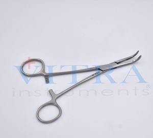 Pinces à artères Overholt, petites, 15 cm, en acier inoxydable, instrument chirurgical - Product Image 2