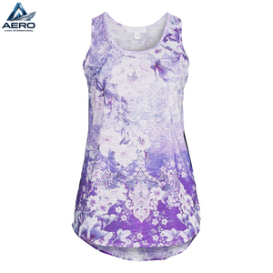 OEM & ODM Women Summer Fashion Floral Printed Tank <b>Top</b> Casual V-Back Pleated Hem Sleeveless Pullover <b>Top</b> For Ladies - Product Image 5