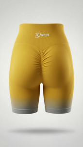 Shorts de sport respirants à taille élastique pour femmes, shorts de fitness taille haute pour le yoga, en nylon/coton - Product Image 5