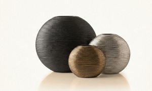 Luxury Handcrafted Silver Metal <b>Tree</b> Trunk Vase Set Aluminum Flower Pots for Modern Home and Wedding <b>Tabletop</b> Decoration - Product Image 2