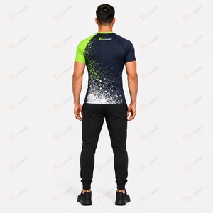 Rashguard de Alto Rendimiento para BJJ, 215 GSM, Poliéster y Spandex, Ajuste Ajustado de Compresión, Transpirable, Secado Rápido, para Jiu Jitsu - Product Image 4