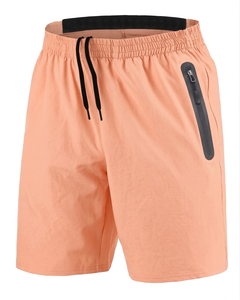 Shorts de sport pour hommes, dernière collection 2026, haute qualité, avec poches avant, décontractés, respirants, taille mi-haute, fermeture à cordon, motif uni - Product Image 3