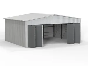 Hangar para Aviones, Estructura de Acero Aislada, Refugio para Aviones - Product Image 4