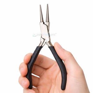 คีมปากกลมสแตนเลสคุณภาพสูงสำหรับทำเครื่องประดับ น้ำหนักเบา ใช้งานแม่นยำ มีตัวเลือกสกรีนโลโก้ Zetomed Pro - Product Image 3