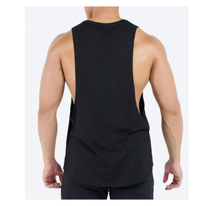 Camiseta de tirantes de algodón transpirable para gimnasio, nueva llegada OEM, con logo personalizado, para culturismo, para hombre, tallas grandes. - Product Image 5