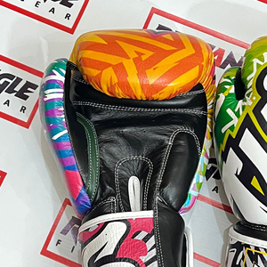 Guantes de Boxeo Twins Último Modelo, Totalmente Estampados, Profesionales de Muay Thai, Cuero Genuino de Vaca, Protección UV, con Cierre de Cordones en la Muñeca - Product Image 6