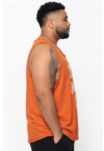Wholesale Plus Size Tank Top <b>Men</b> Chenille Embroidered <b>Singlet</b> Top Polyester Breathable Stringer <b>Men's</b> Plus Size Gym Tank Tee - Product Image 5