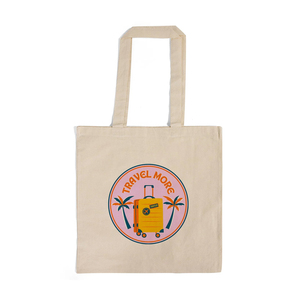Bolsa de compras de algodón reutilizable con estampado de Corgi y Pug, con asas largas, ecológica. - Product Image 1