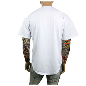 เสื้อเบสบอลสีขาวสำหรับผู้ชาย ผู้ผลิต OEM เสื้อเบสบอลเย็บสำเร็จรูป ขายส่ง รับสั่งทำแบบ Sublimation คุณภาพสูง - Product Image 5