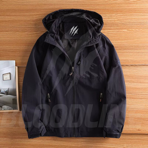 Men's Color Blocking <b>Waterproof</b> Breathable Windproof Puffer <b>Jacket</b> with Zipper Closure Casual Winter Regular Fit Polyester Shell - Product Image 6