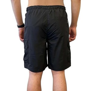 Shorts cargo d'été pour hommes OEM, 100 % coton, nouveau design, grandes tailles, pantalons de travail multi-poches, salopette décontractée et sportive, motif uni - Product Image 4