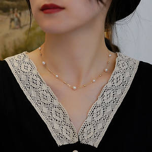 Collar de Cielo Estrellado para Mujer, Elegante Colgante de Perla de Agua Dulce con Cadena y Cierre, Diseñado con Belleza Natural de Nicho - Product Image 3