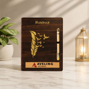 Retro <b>A5</b> Notebook Diary <b>Notepad</b> Hardcover Literature Wooden Stationery Gifts for Traveler Journal Planners Office School A4 - Product Image 1