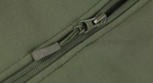 Veste de chasse imperméable en softshell vert olive pour homme, à manches longues, pour l'hiver, vêtement de chasse d'extérieur, design uni - Product Image 5
