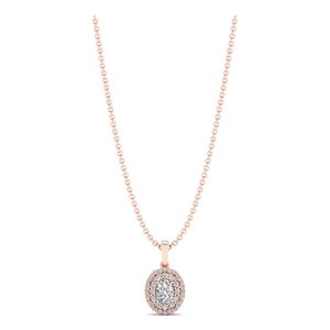 REYES New Arrival 14K 18K <b>Solid</b> <b>Gold</b> Oval Cut 1.21 Carat Moissanite Necklace For Women Luxury GRA Certified Fine Jewelry - Product Image 1