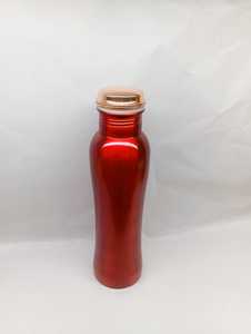Botella de Agua de Cobre de Nuevo Diseño de la India, Botella para Beber de Cobre Puro, Artículo de Moda Increíble - Product Image 2