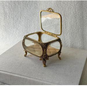 Boîte de rangement élégante en laiton et aluminium, boîte décorative en métal, boîtes pour hôtel, décoration de table à domicile, rangement en aluminium - Product Image 6