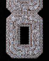 Pendentif Hip Hop personnalisé pour homme avec lettres superposées, diamant de laboratoire à taille mixte, plaqué rhodium, serti pavé, en or 10K et argent 925