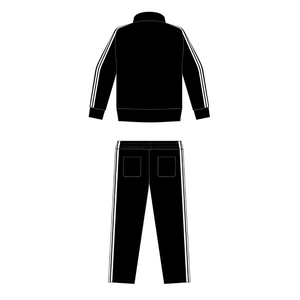 Chándal Deportivo Personalizado para Hombre y Mujer, Invierno, 2 en 1, Ecológico, 100% Algodón, con Capucha, Estampado de Puntos, Ligero, Largo - Product Image 2