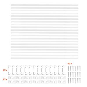20 Pack 3.3 Ft/1M V-Shape LED Strip <b>Light</b> Aluminum Channel with Milky <b>Cover</b> and End Caps Mounting Clips LED Profile Accessory - Product Image 1