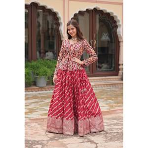 Vestidos de fiesta de diseñador Hermoso Lehenga y Top para ropa de fiesta - Product Image 4