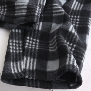 Pyjama d'été léger en flanelle pour homme, pantalon de détente à jambes larges, taille mi-haute, en coton et polyester, décontracté - Product Image 4