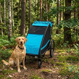 Remolque para Bicicleta KS-6200 para Perros Grandes, de Aluminio, con Suspensión Independiente, Ligero y Fácil de Plegar, el Compañero Perfecto para Actividades al Aire Libre - Product Image 4